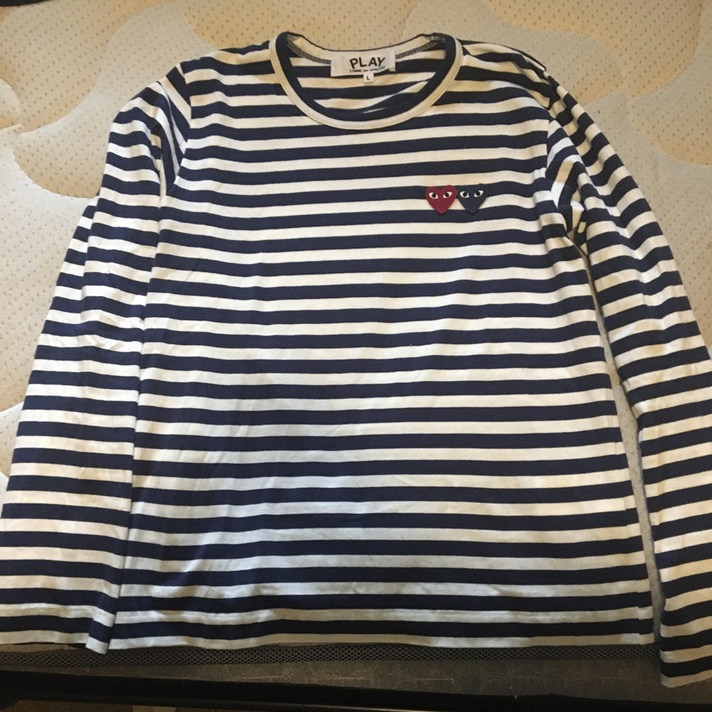 Comme des garçons striped long sleeve